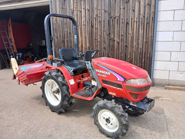 Yanmar ke-60 minitractor 4wd met frees - afbeelding 2 van  7