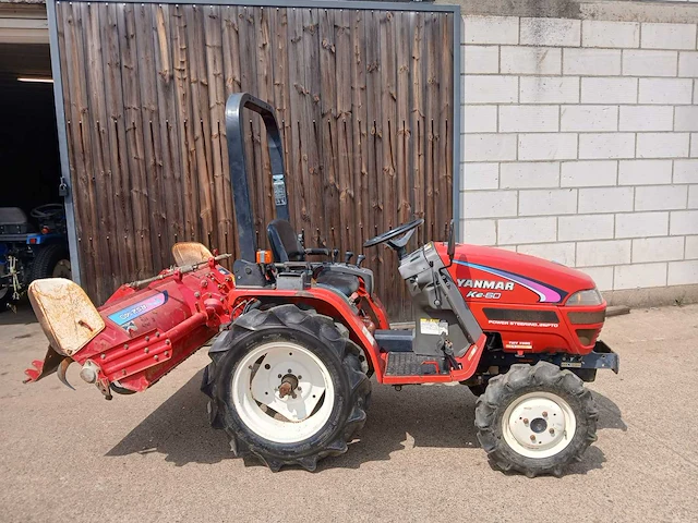 Yanmar ke-60 minitractor 4wd met frees - afbeelding 3 van  7