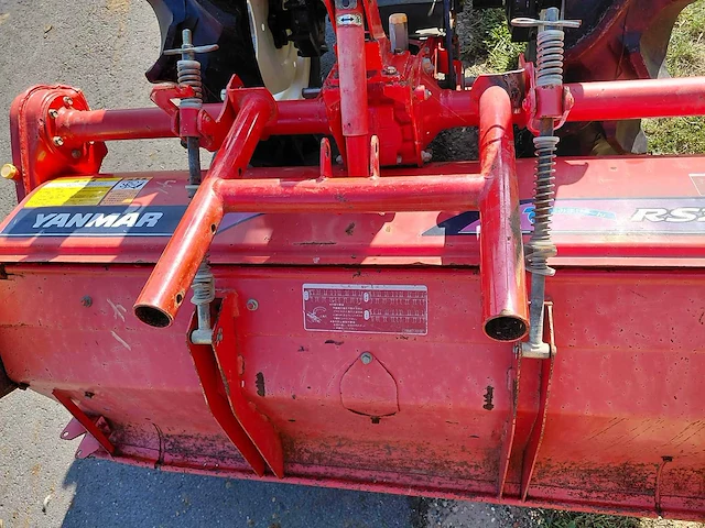 Yanmar ke50 vierwielaangedreven minitractor met grondfrees - afbeelding 15 van  18
