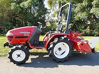 Yanmar ke50 vierwielaangedreven minitractor met grondfrees - afbeelding 1 van  18
