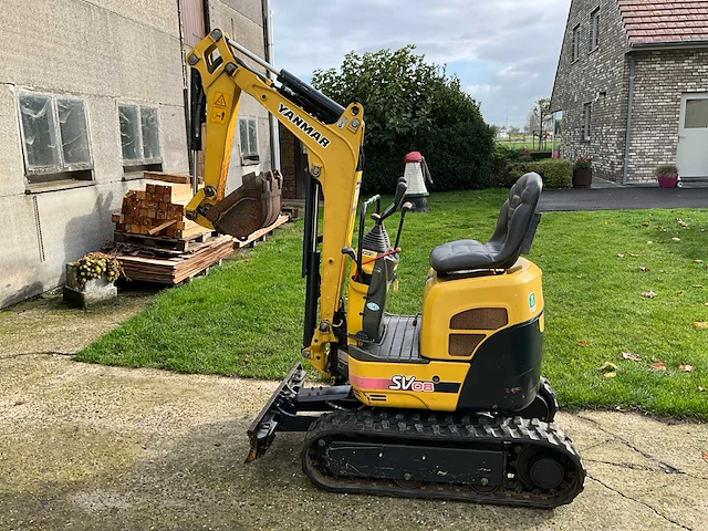 Yanmar sv08 minigraafmachine - afbeelding 20 van  21