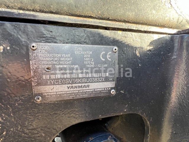 Yanmar sv16 - afbeelding 11 van  11