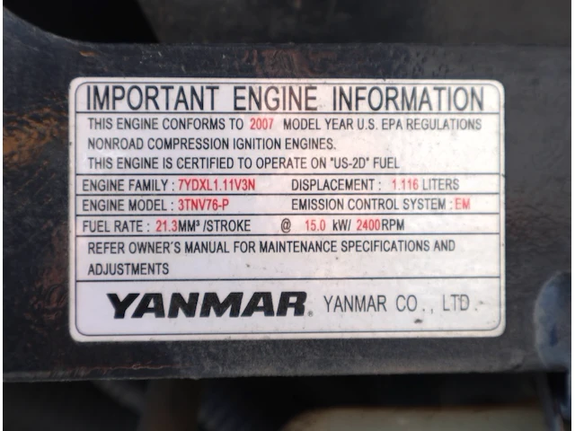 Yanmar vio20-3 - afbeelding 5 van  16