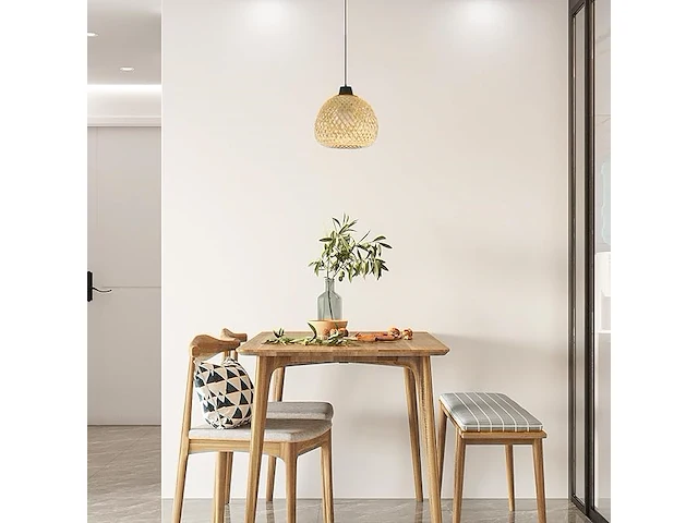 Yarnow 3 stuks rotan lampenkap - afbeelding 3 van  4