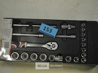 Yato doppenset met ratel 22-delig - afbeelding 2 van  4