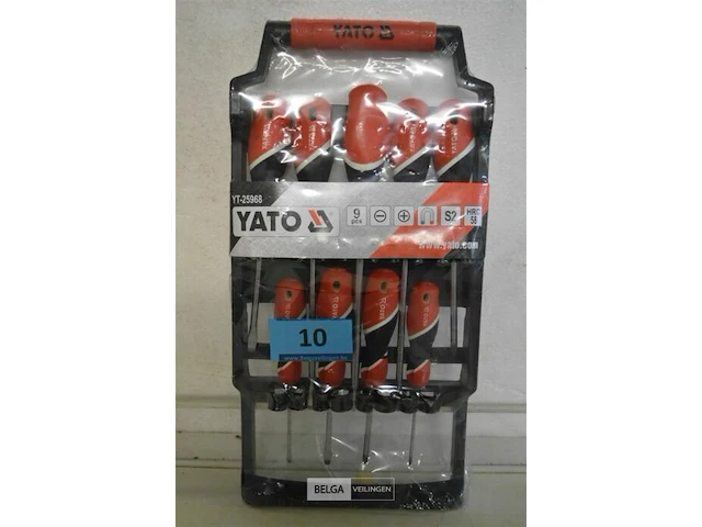 Yato schroevendraaierset 9 delig - afbeelding 3 van  4