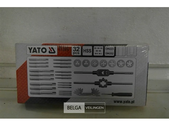 Yato tap en snijmoeren set 32 delig - afbeelding 2 van  5