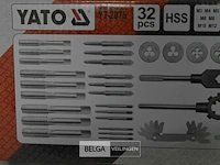 Yato tap en snijmoeren set 32 delig - afbeelding 4 van  5