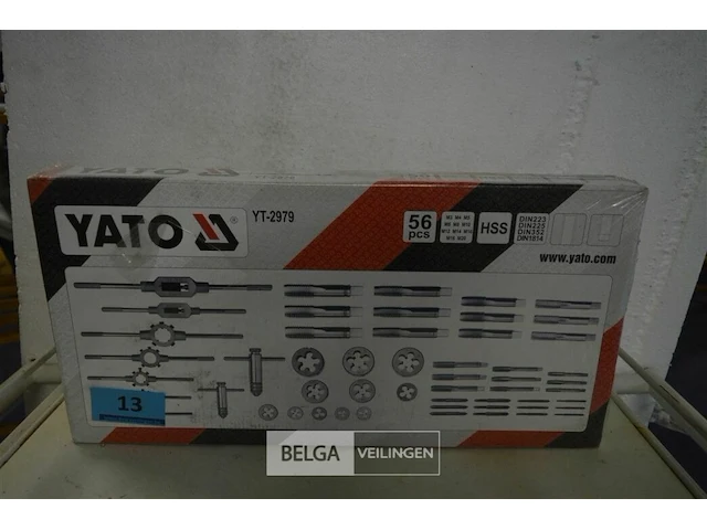 Yato tap en snijmoeren set 56 delig - afbeelding 2 van  5