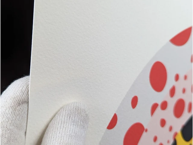 Yayoi kusama (na) - litho gesigneerd bloemencirkel - afbeelding 6 van  8