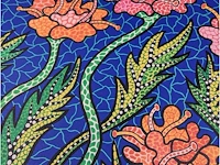 Yayoi kusama (na) - litho gesigneerd bord bloemen 2 - afbeelding 4 van  9