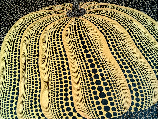 Yayoi kusama (na) - litho gesigneerd pompoenplaat - afbeelding 4 van  8