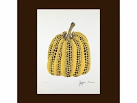 Yayoi kusama (na) - litho gesigneerd pompoenplaat - afbeelding 1 van  10