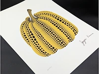 Yayoi kusama (na) - litho gesigneerd pompoenplaat - afbeelding 9 van  10