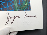 Yayoi kusama (na) - litho ondertekend bloemenbord - afbeelding 5 van  9