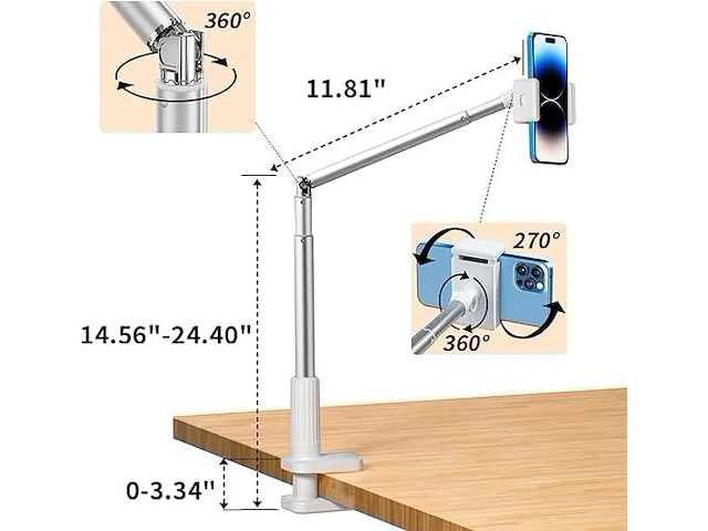 Yayusi overhead telefoonhouder - afbeelding 2 van  2