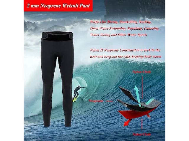 Ydquani neopreen duikbroek (m) - afbeelding 3 van  4