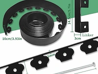 Yeebeca kunststof gazonrand - afbeelding 3 van  4