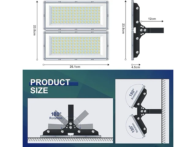 Yiqibro led-buitenspot - afbeelding 3 van  5