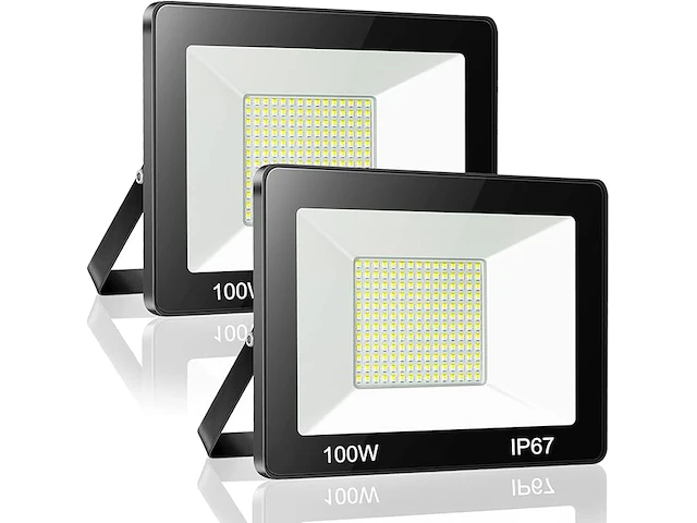 Yiqibro led-schijnwerper (2 stuks) - afbeelding 1 van  5