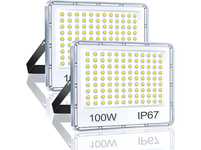 Yiqibro led-schijnwerper (2 stuks) - afbeelding 1 van  6