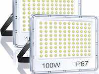 Yiqibro led-schijnwerper (2 stuks) - afbeelding 1 van  6
