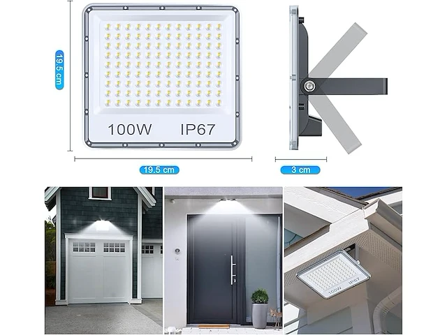 Yiqibro led-schijnwerper (2 stuks) - afbeelding 2 van  6