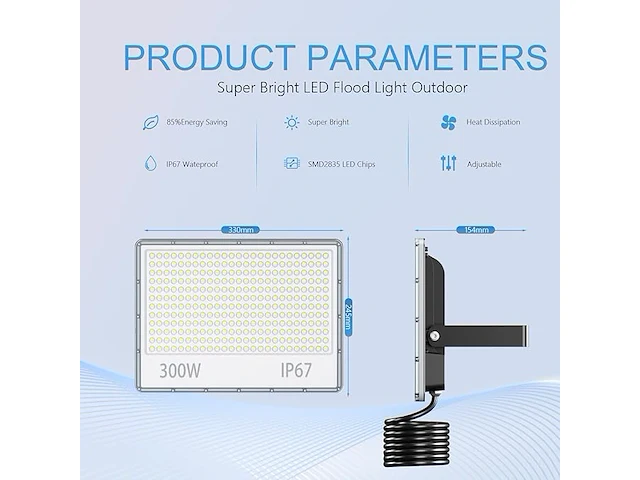 Yiqibro led-spot (1 stuk) - afbeelding 2 van  6