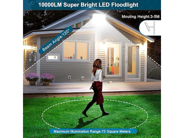 Yiqibro led-spots (2 stuks) - afbeelding 4 van  6