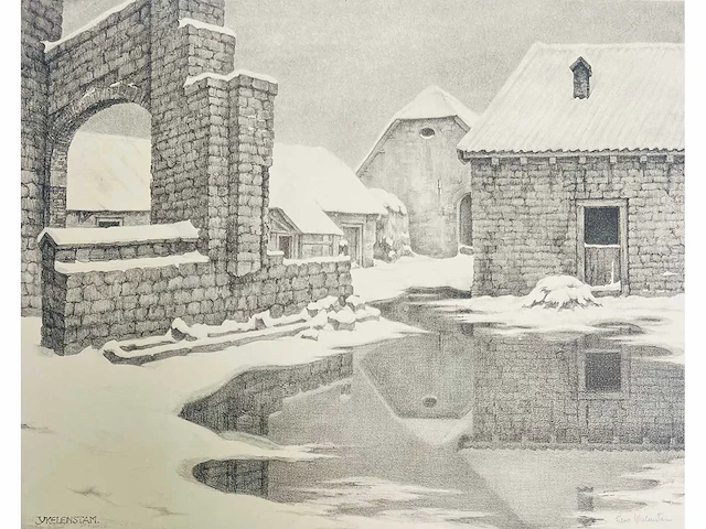 Ykelenstam - lithografie - afbeelding 1 van  7