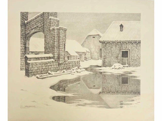 Ykelenstam - lithografie - afbeelding 2 van  7