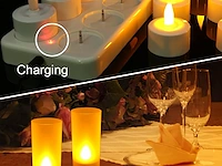 Ymenow usb-oplaadbare theelichten (12 stuks) - afbeelding 3 van  3