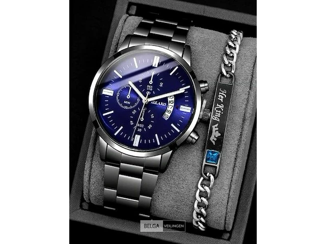 Yolako ocean - men's watch + bracelet - afbeelding 1 van  1