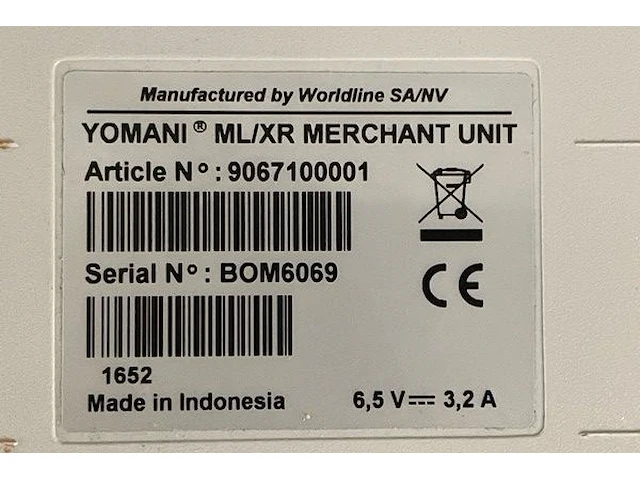 Yomani betaalterminal - afbeelding 3 van  3