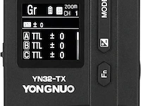 Yongnuo yn32-tx ttl 2.4g wireless flash transmitter vr sony hss 1/8000s - afbeelding 1 van  4