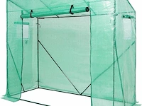 Yorbay broeikas 200 x 80 x 170/150 cm - afbeelding 1 van  5