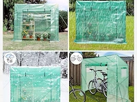 Yorbay broeikas 200 x 80 x 170/150 cm - afbeelding 4 van  5