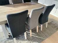 York eetkamertafel met stoelen - afbeelding 7 van  20