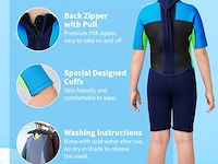 Yueta wetsuit shorty voor kinderen - afbeelding 2 van  3