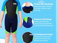 Yueta wetsuit shorty voor kinderen - afbeelding 3 van  3