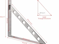 Yumore plankbeugels, 400x280mm - afbeelding 3 van  4