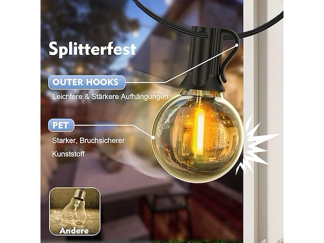 Yuusei outdoor lichtsnoer - afbeelding 4 van  4
