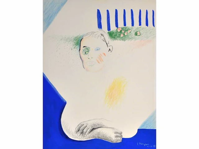 Yvan theys (marke 1936-2005) - origineel - afbeelding 1 van  5
