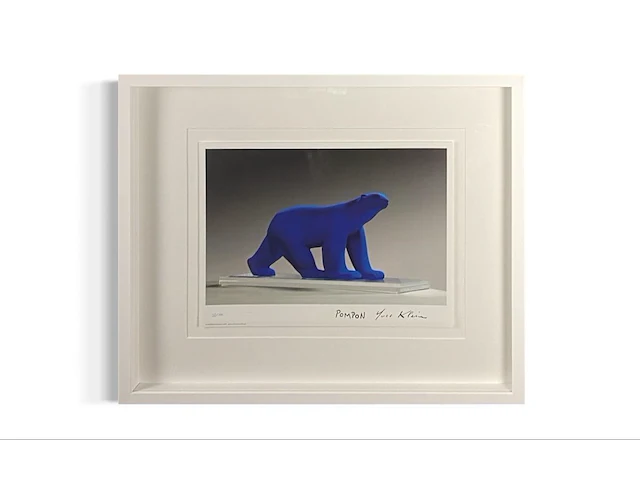 Yves klein - l'ours pompon - afbeelding 1 van  1