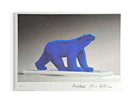 Yves klein - l'ours pompon