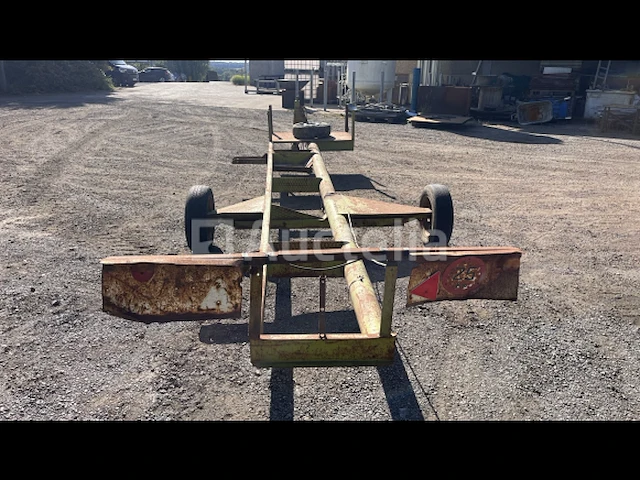 Zaad boor trolley / oogstmachine snijtafel - afbeelding 1 van  4