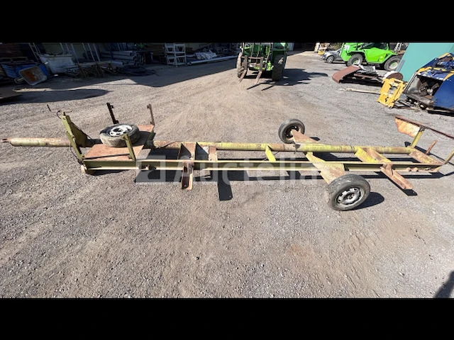 Zaad boor trolley / oogstmachine snijtafel - afbeelding 2 van  4