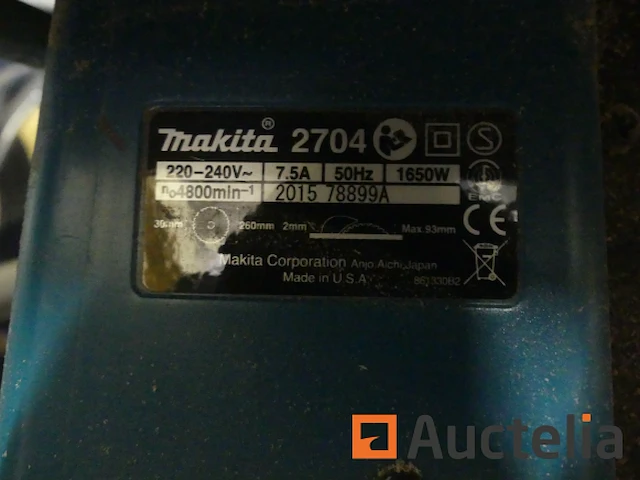 Zaag op tafel met makita 2704 basis - afbeelding 2 van  12