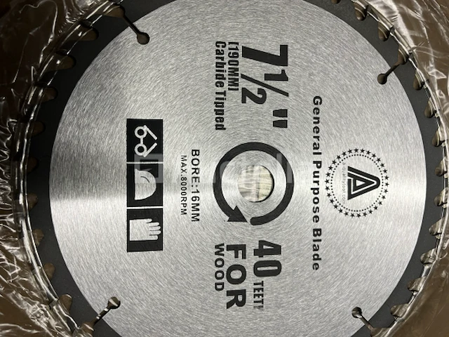 Zaagblad voor hout 190mm - afbeelding 3 van  3