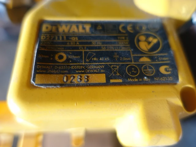 Zaagmachine dewalt - afbeelding 3 van  3